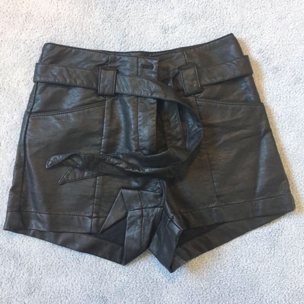 3/$15 - H&M Pleather Shorts